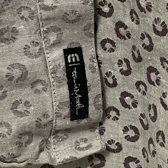 Mens Travis Mathew Short Sleeve Button Up Shirt - Picture 4 of 6